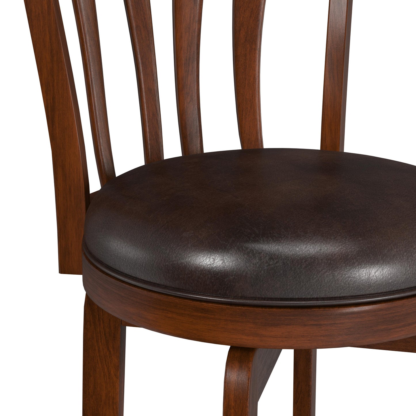 Hillsdale Furniture Savana Wood Counter Height Swivel Stool, Cherry