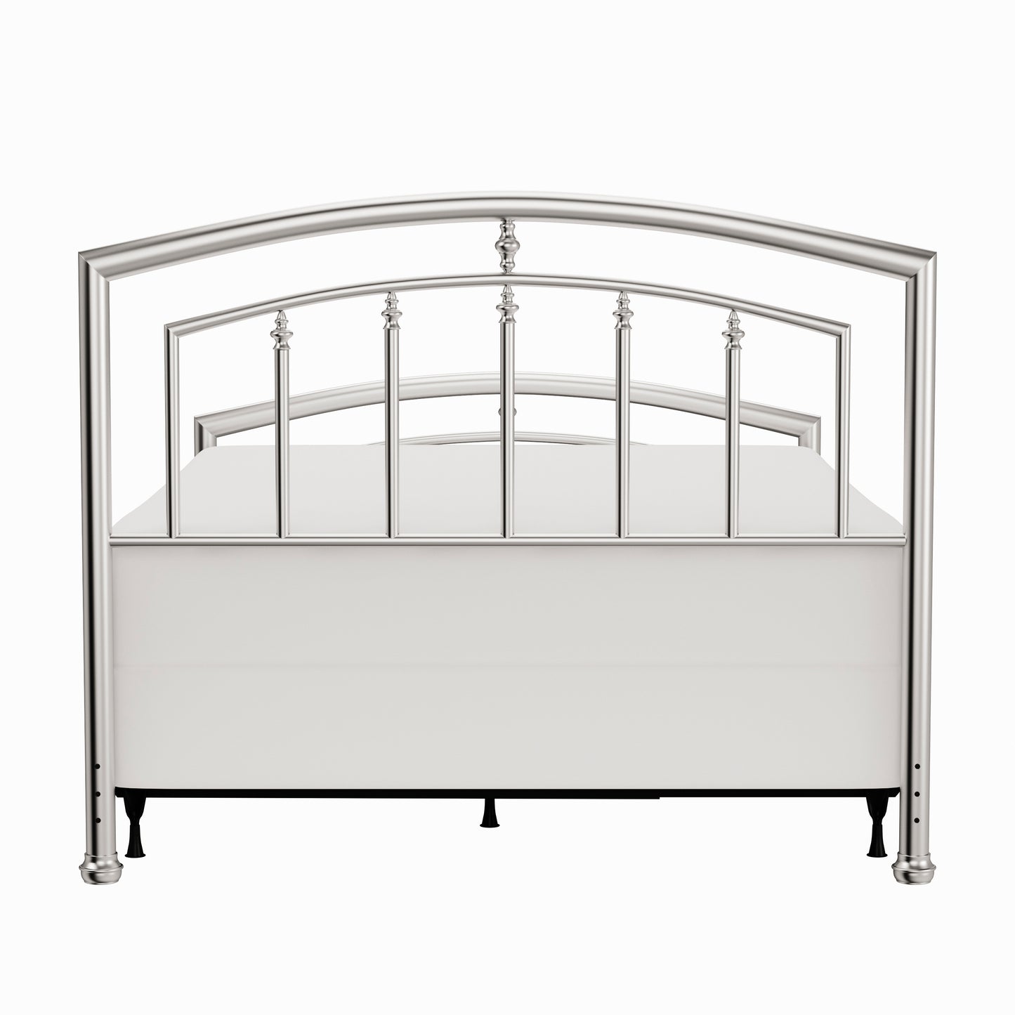 Hillsdale Furniture Claudia Queen Metal Bed, Matte Nickel