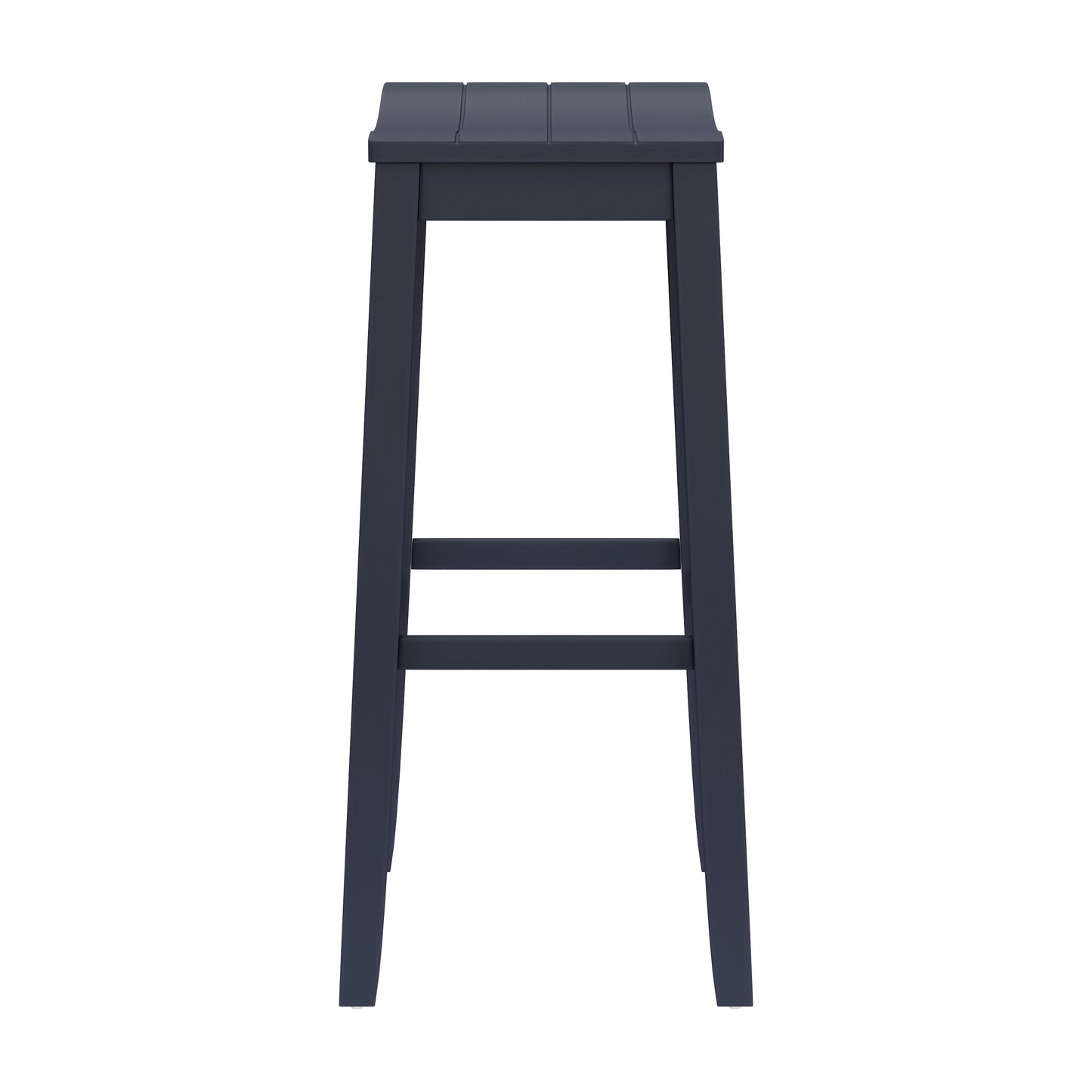 Hillsdale Furniture Fiddler Wood Backless Bar Height Stool, Navy