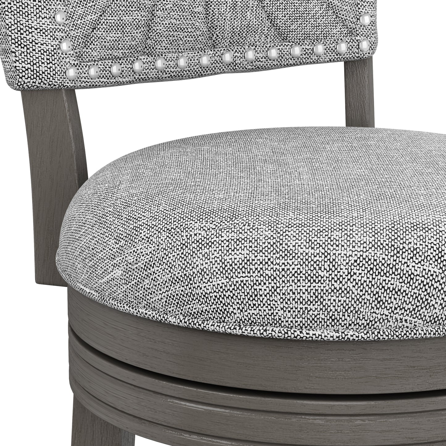 Hillsdale Furniture Santa Clara II Swivel Counter Height Stool, Antique Gray