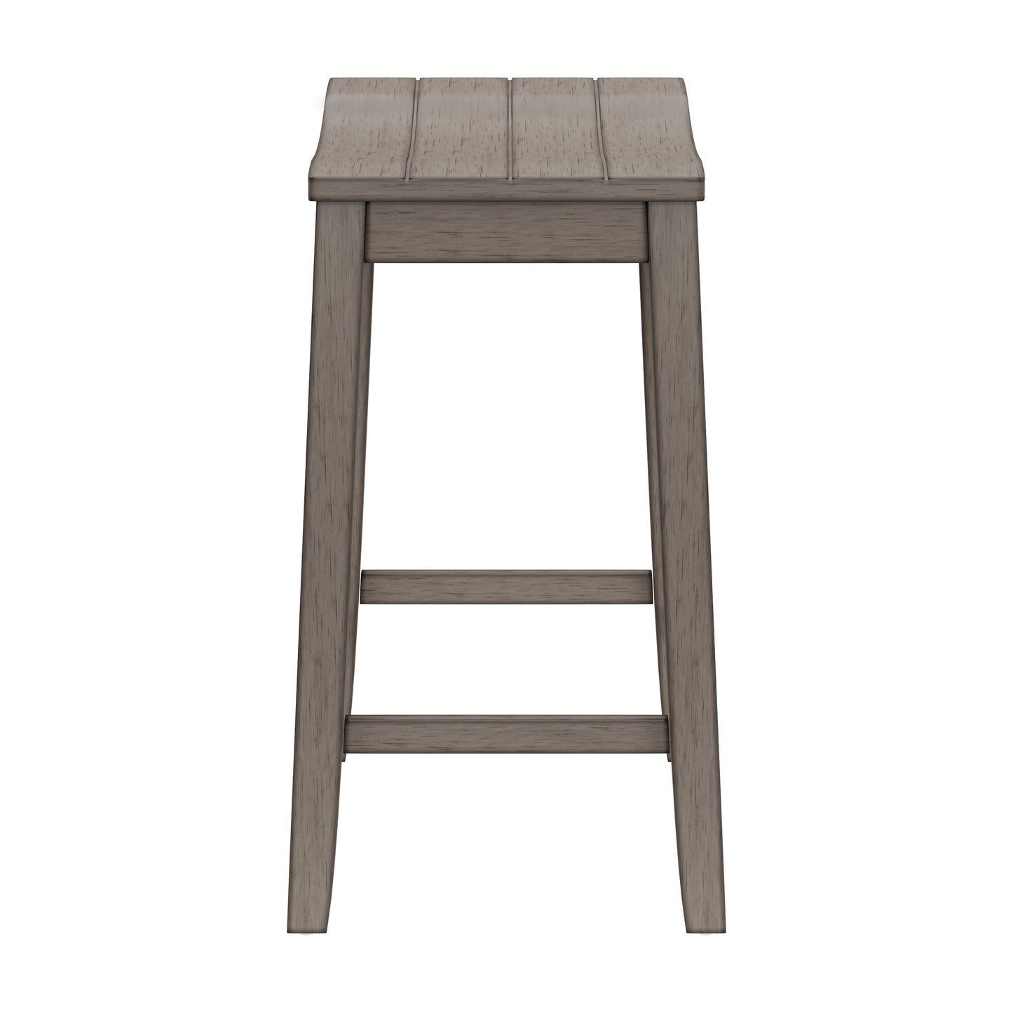 Hillsdale Furniture Fiddler Wood Backless Counter Height Stool, Aged Gray
