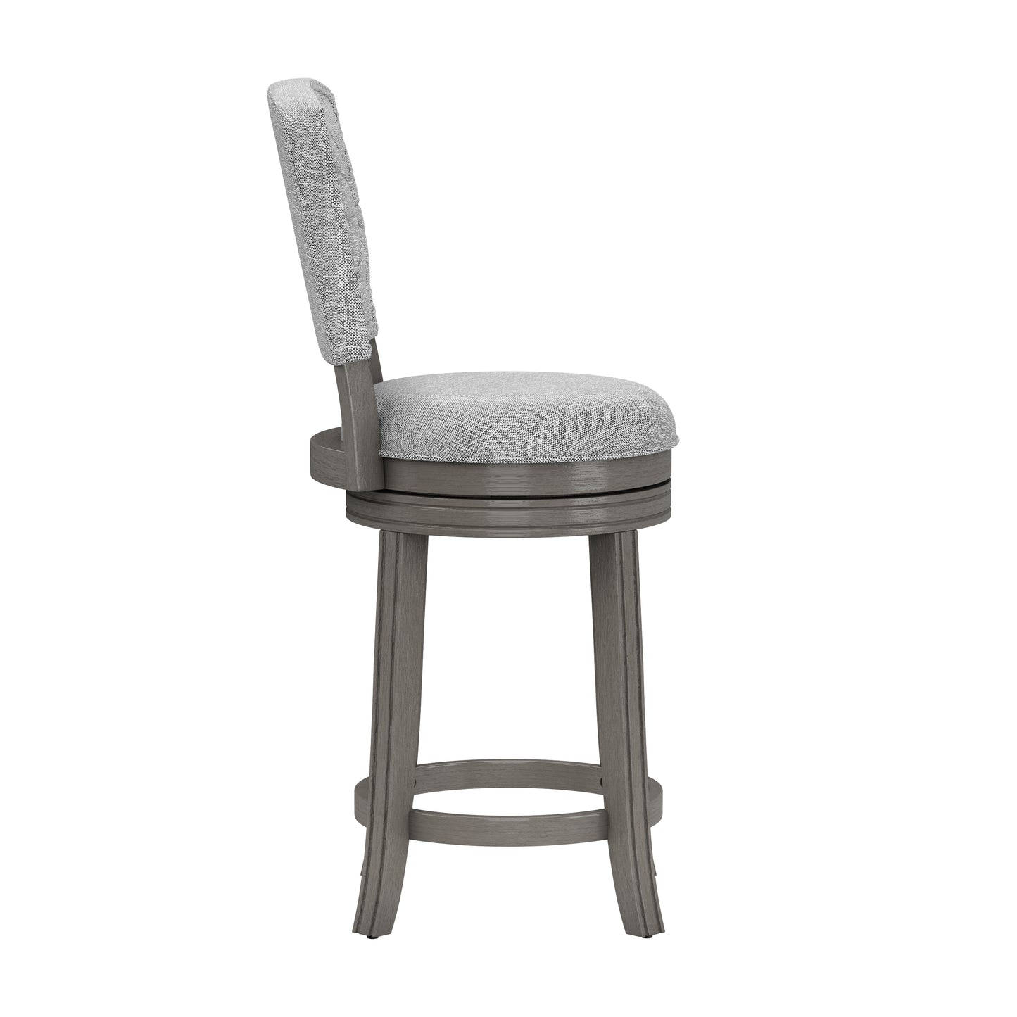 Hillsdale Furniture Santa Clara II Swivel Counter Height Stool, Antique Gray