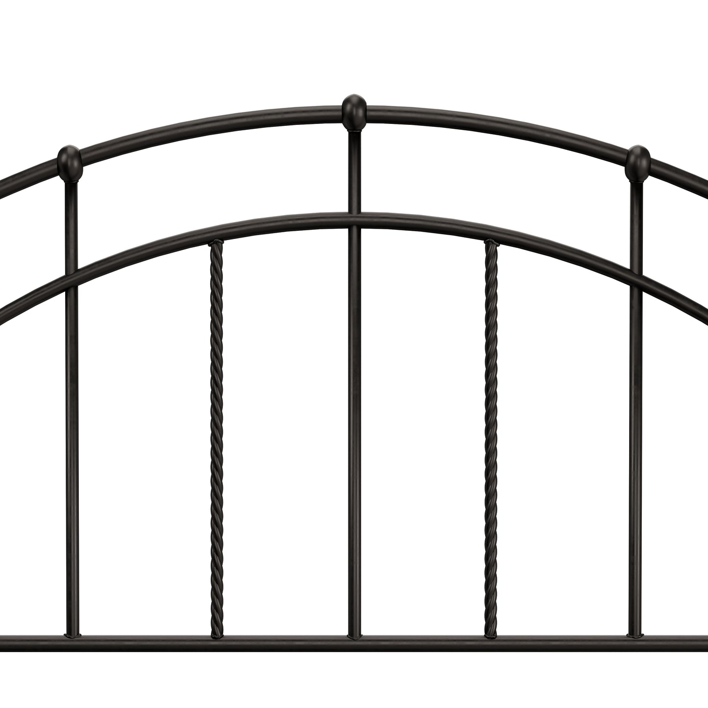 Hillsdale Furniture Vancouver Metal Twin Headboard, Antique Brown