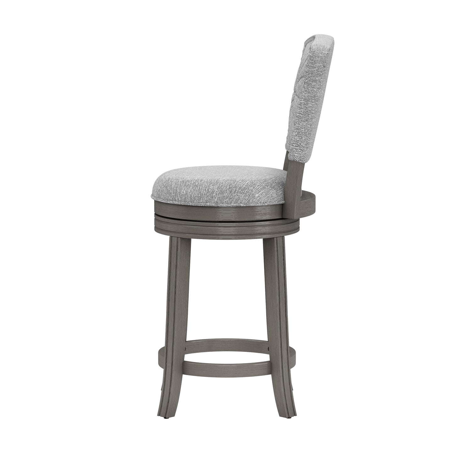 Hillsdale Furniture Santa Clara II Swivel Counter Height Stool, Antique Gray