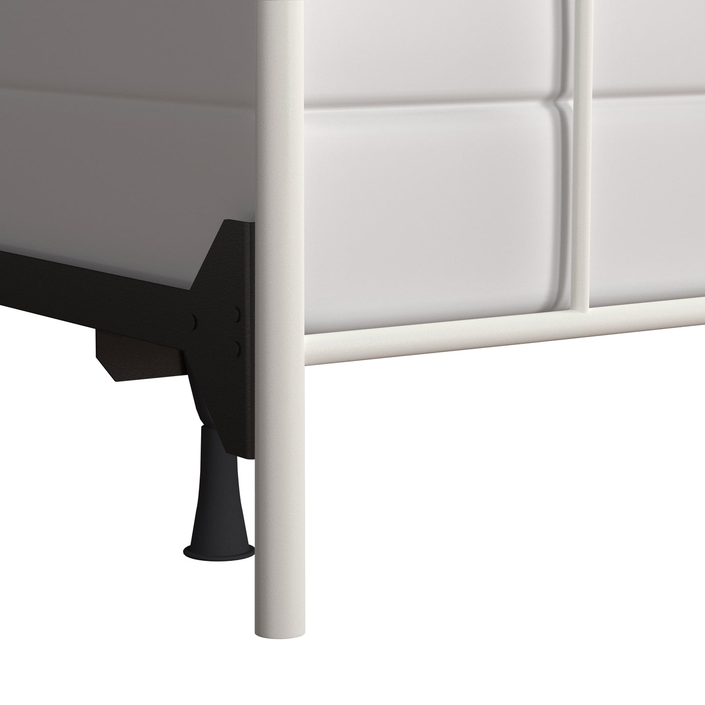 Hillsdale Furniture Julien Twin Metal Bed, Textured White