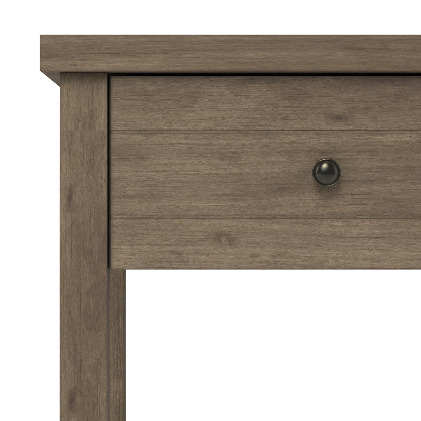 Living Essentials by Hillsdale Harmony Wood Accent Table, Knotty Gray Oak