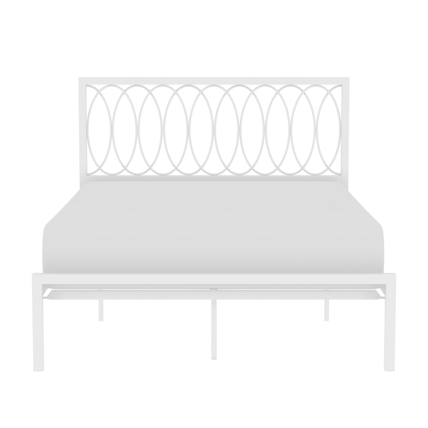 Hillsdale Furniture Naomi Metal Full Bed, White