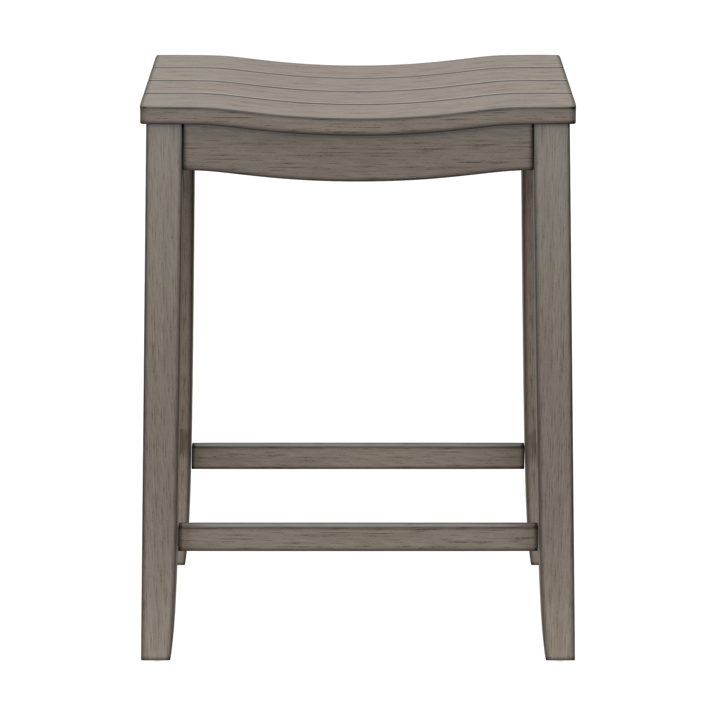 Hillsdale Furniture Fiddler Wood Backless Counter Height Stool, Aged Gray