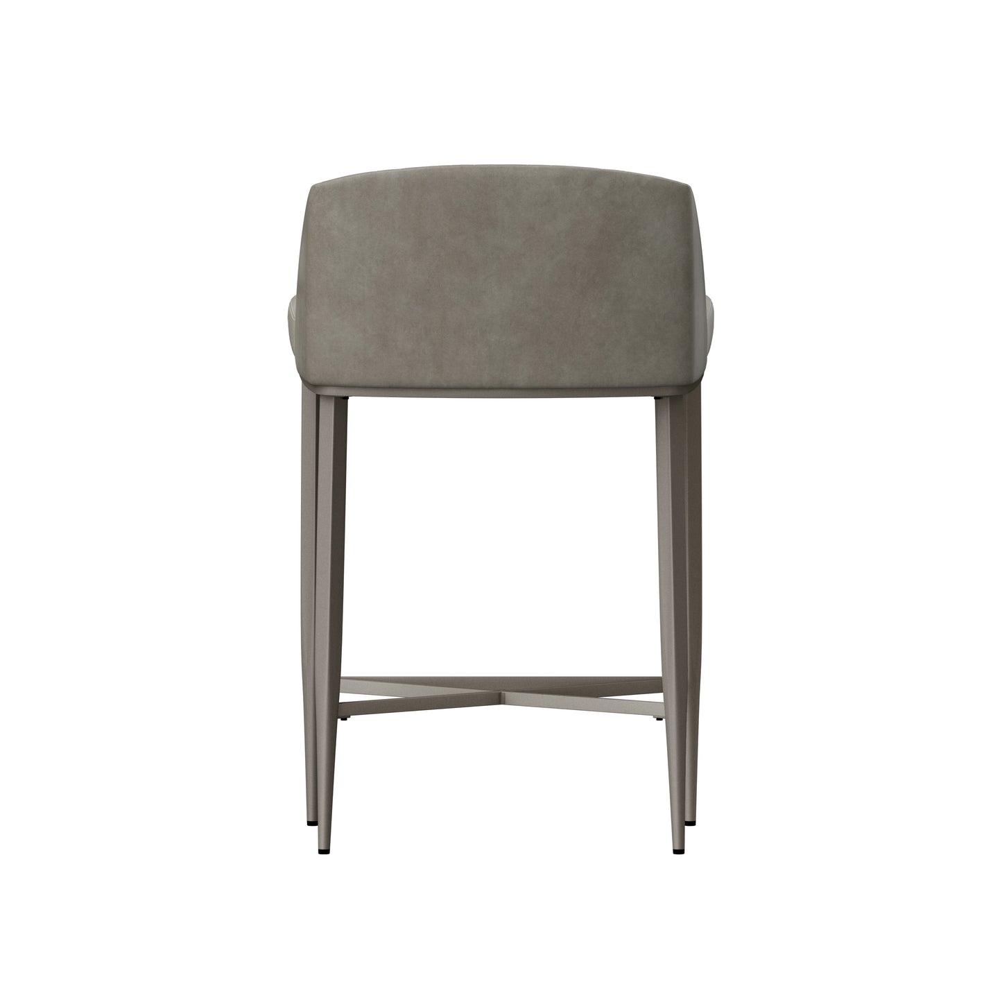 Hillsdale Furniture Phoenix Metal Counter Height Stool, Set of 2, Pewter