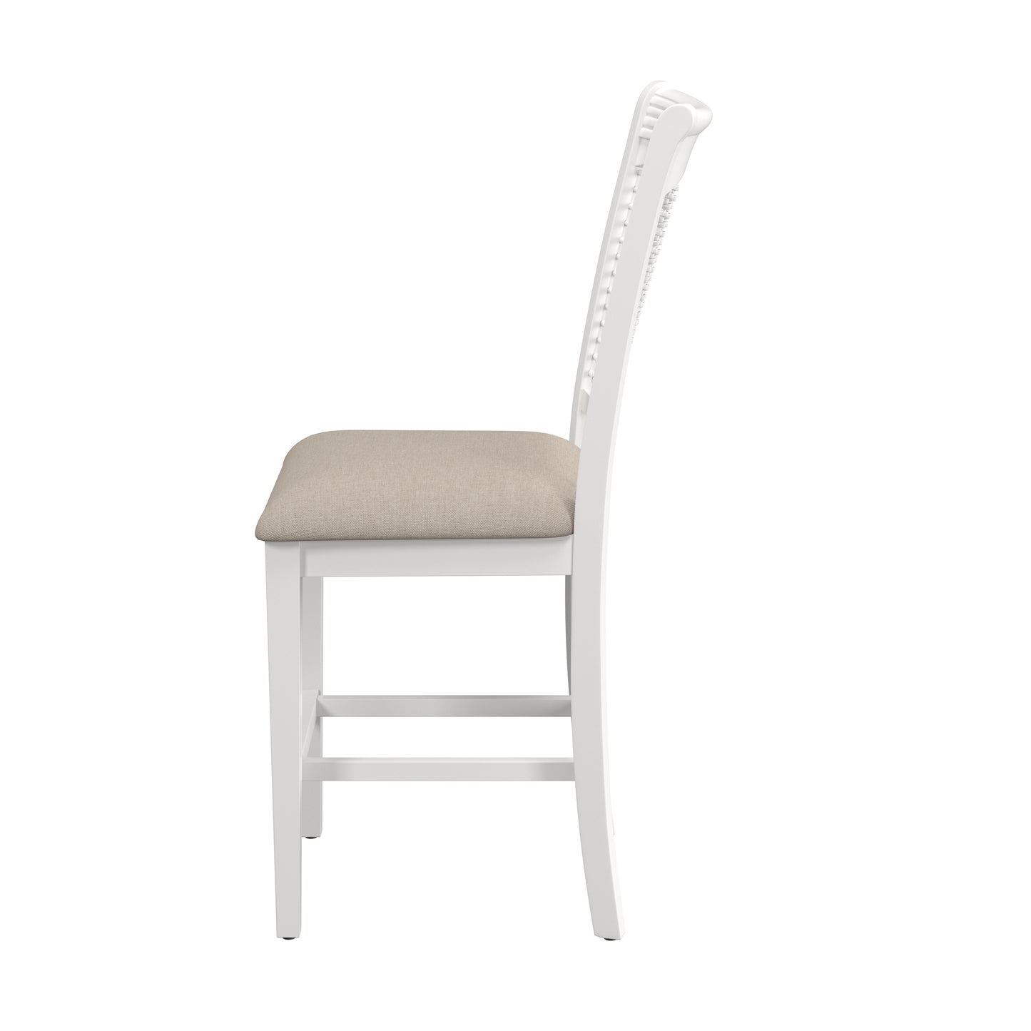 Hillsdale Furniture Bayberry Wood Counter Height Stool, Set of 2, White