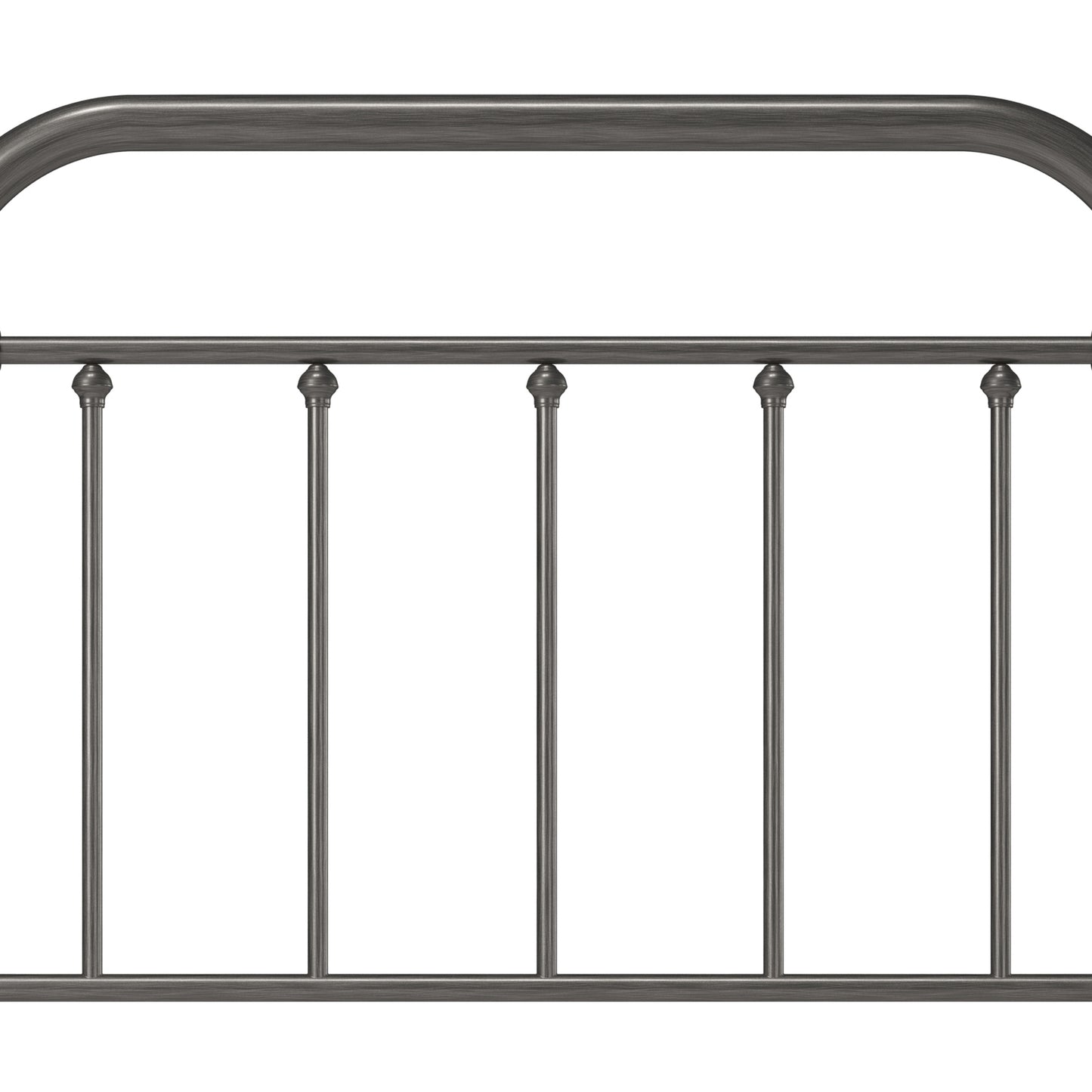 Hillsdale Furniture Kirkland Metal King Bed, Aged Pewter