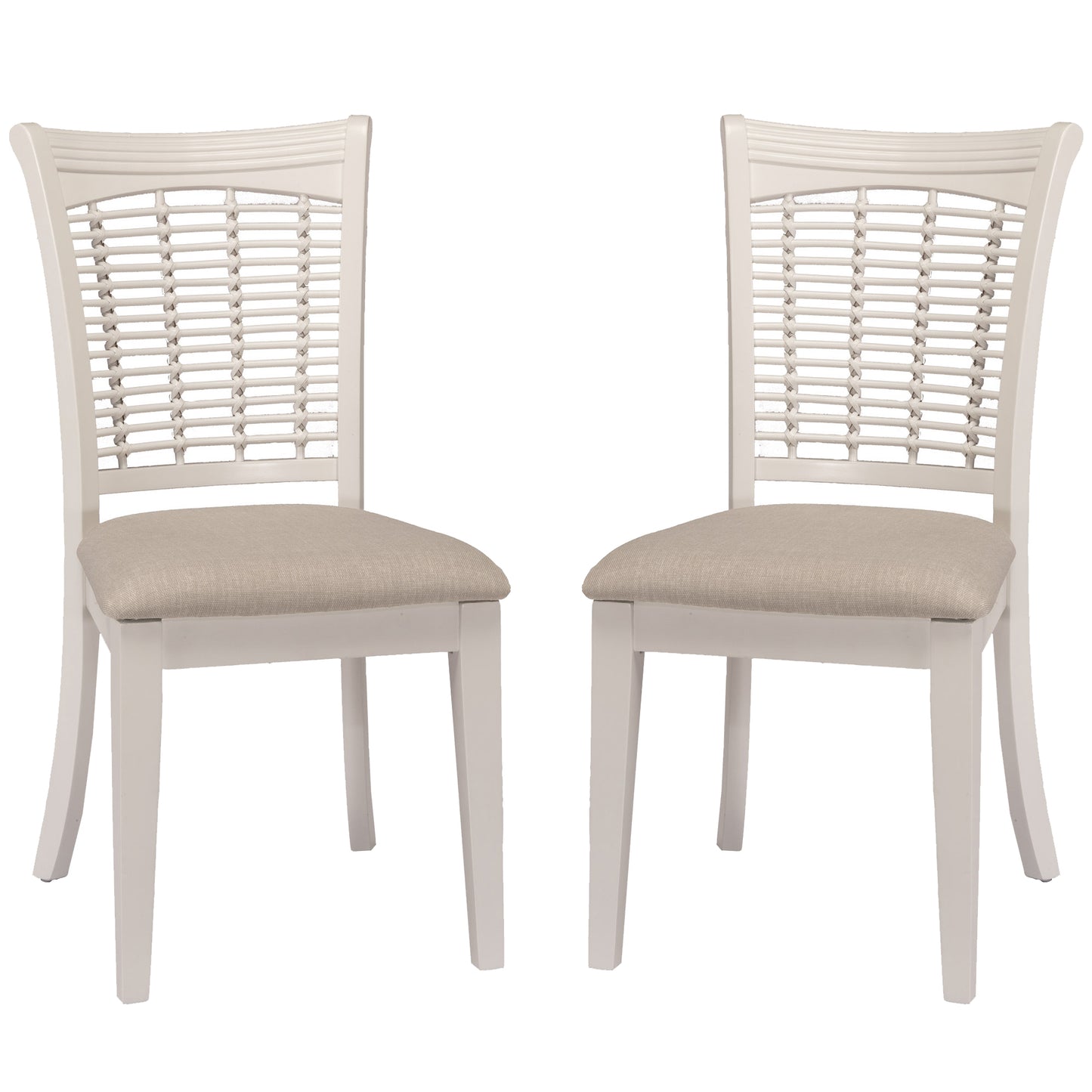 Hillsdale Furniture Bayberry Wood Dining Chair, Set of 2, White
