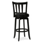 Hillsdale Furniture Presque Isle Wood Bar Height Swivel Stool, Black