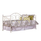 Hillsdale Furniture Ruby Metal Twin Daybed, Textured White