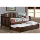 Hillsdale Furniture Dana Wood Twin Daybed with Trundle, Brushed Acacia