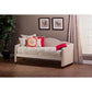 Hillsdale Furniture Jasmine Upholstered Twin Daybed, Linen Stone