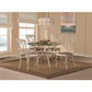 Hillsdale Furniture Napier Metal 5 Piece Dining Set, Aged Ivory