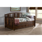 Hillsdale Furniture Dana Wood Twin Daybed with Trundle, Brushed Acacia