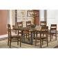 Hillsdale Furniture Emerson Wood 7  Piece Rectangle Dining Set with Wood Chairs, Natural Sheesham