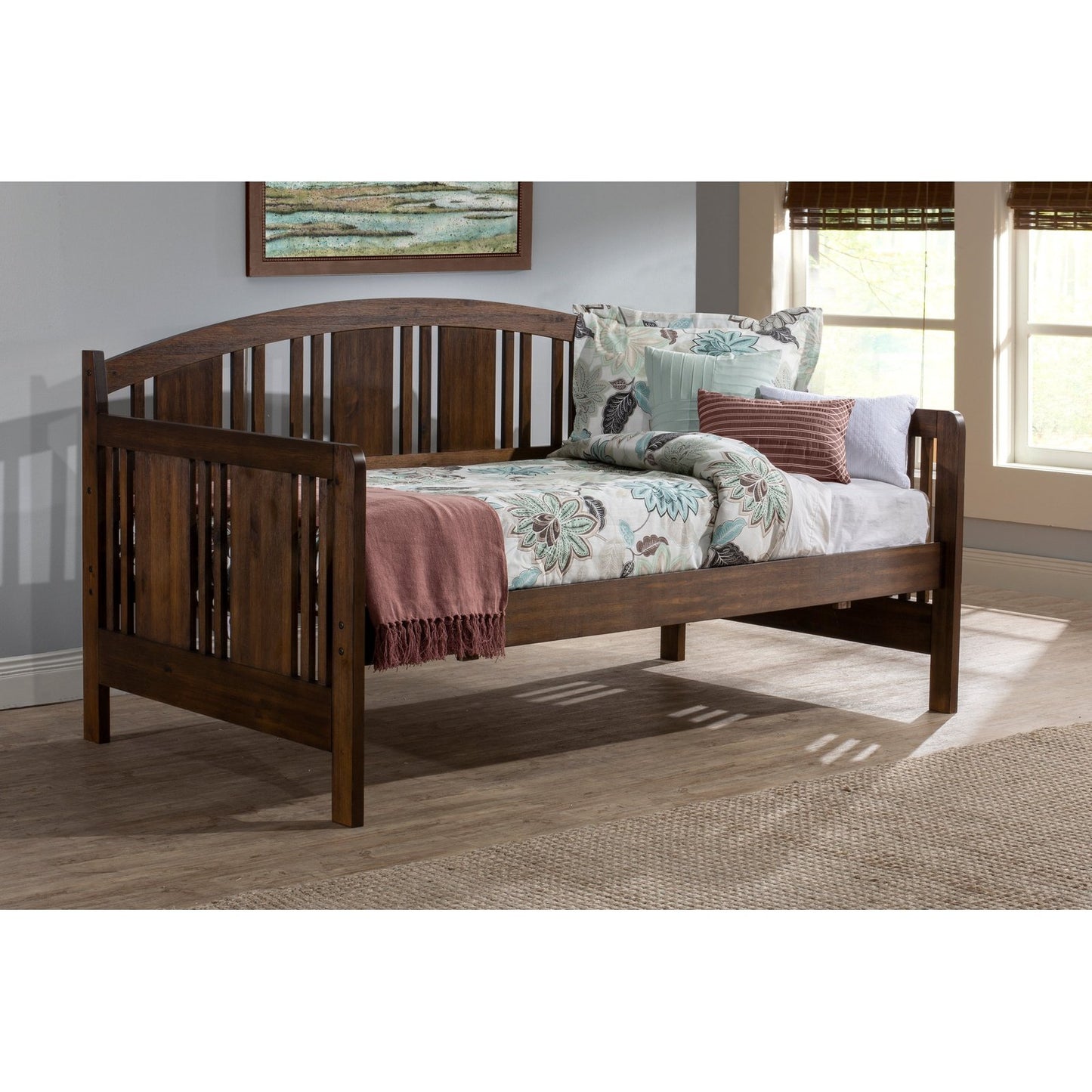 Hillsdale Furniture Dana Wood Twin Daybed, Brushed Acacia