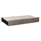 Hillsdale Furniture Jaylen Upholstered Twin Daybed with Trundle, Silver Gray