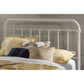 Hillsdale Furniture Kirkland Full/Queen Metal Headboard, Soft White