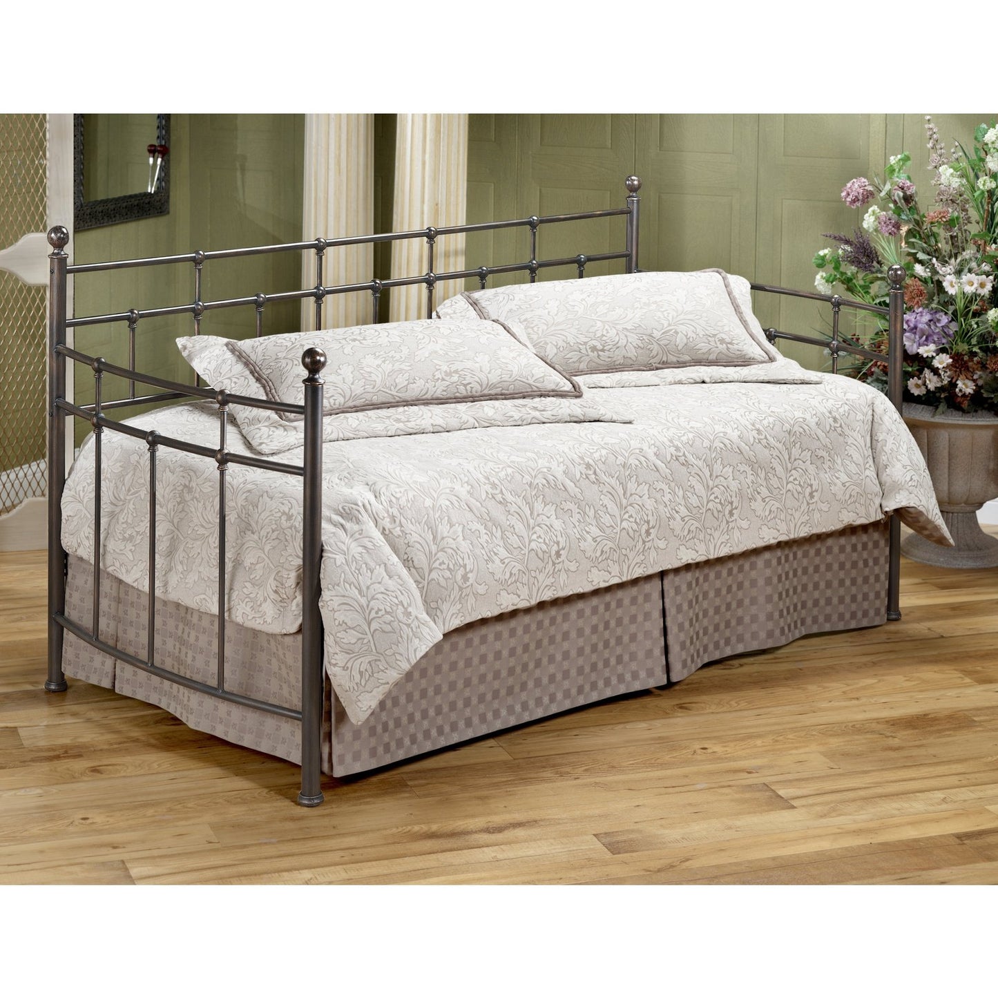 Hillsdale Furniture Providence Metal Twin Daybed, Antique Bronze