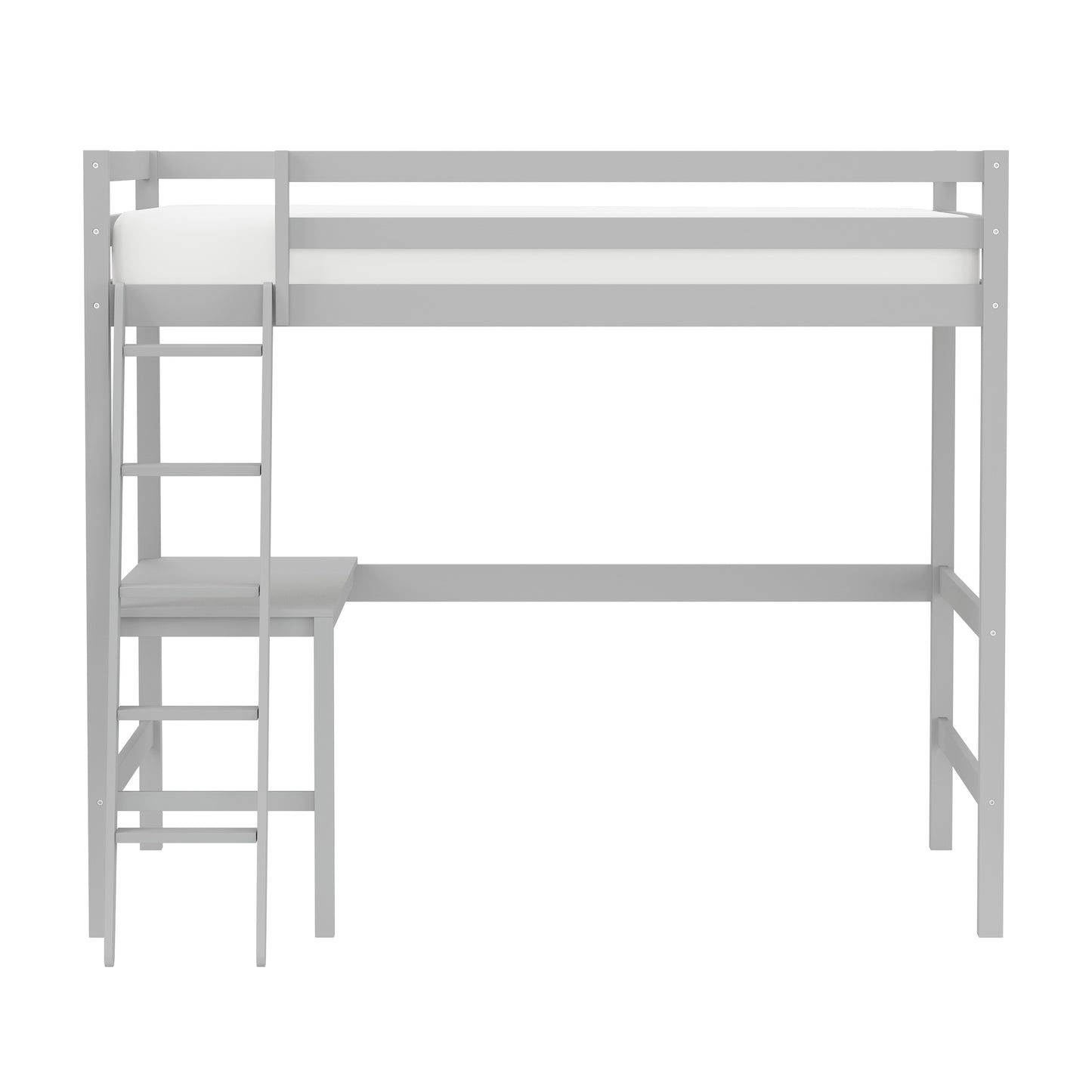 Hillsdale Kids and Teen Caspian Full Loft Bed, Gray