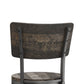 Hillsdale Furniture Jennings Wood and Metal Bar Height Swivel Stool, Rubbed Pewter Metal with Weathered Gray Wood