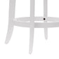 Hillsdale Furniture Savana Wood Counter Height Swivel Stool, White