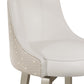 Hillsdale Furniture Stonebrooke Wood and Upholstered Bar Height Swivel Stool, Champagne