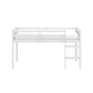 Living Essentials by Hillsdale Alexis Wood Arch Twin Loft Bed, White