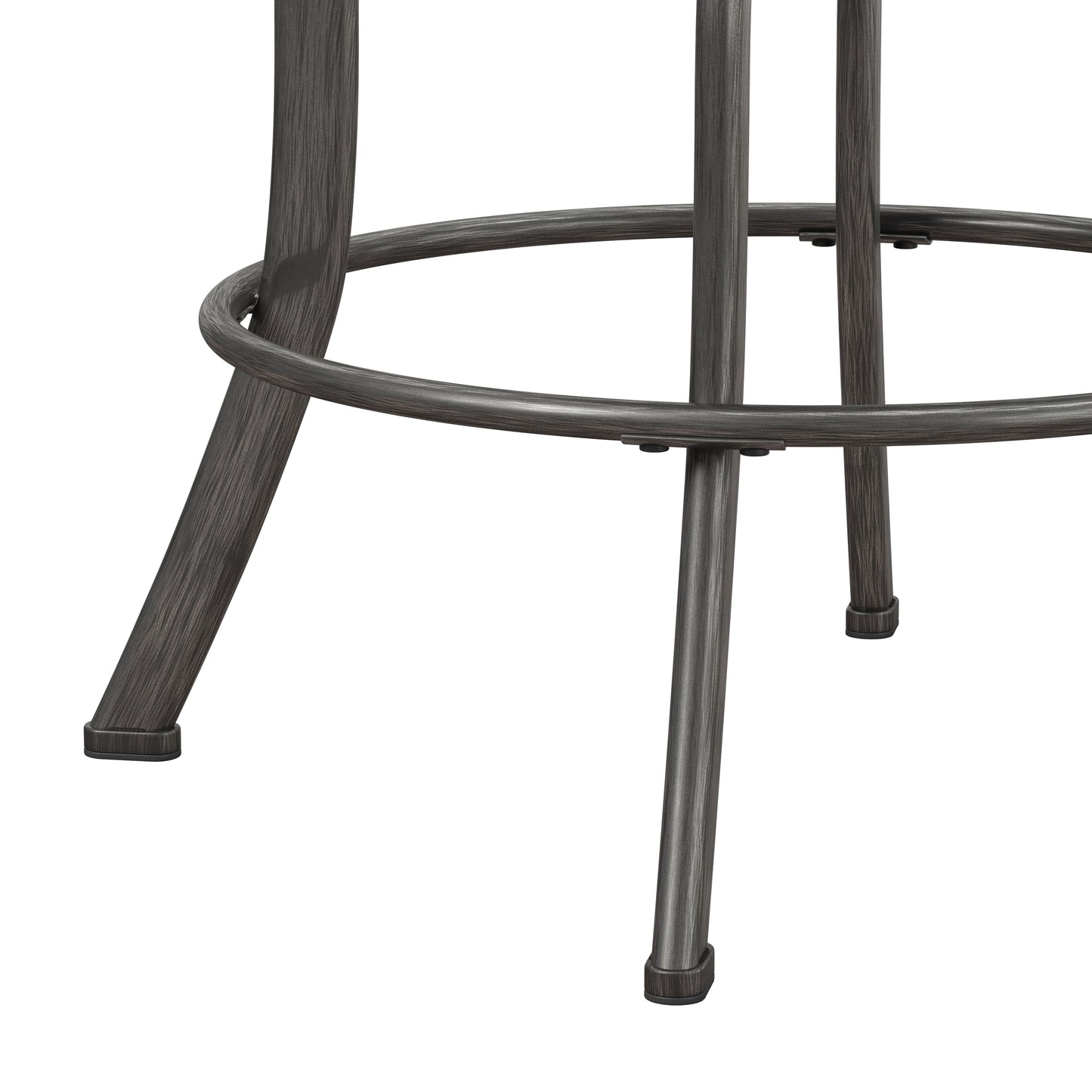 Hillsdale Furniture Bridgetown Metal Counter Height Swivel Stool, Pewter