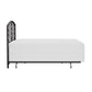 Hillsdale Furniture Essex Metal King Headboard with Frame, Gray Bronze