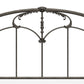 Hillsdale Furniture Jacqueline Metal Full/Queen Headboard, Old Brushed Pewter