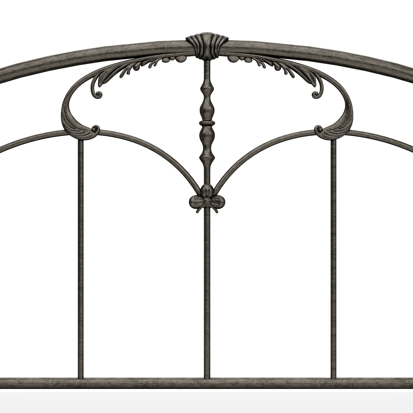 Hillsdale Furniture Jacqueline Metal Full/Queen Headboard, Old Brushed Pewter