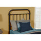 Hillsdale Furniture Kirkland Metal Twin Headboard with Frame, Dark Bronze