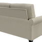 Hillsdale Furniture Barroway Upholstered Loveseat, Beige