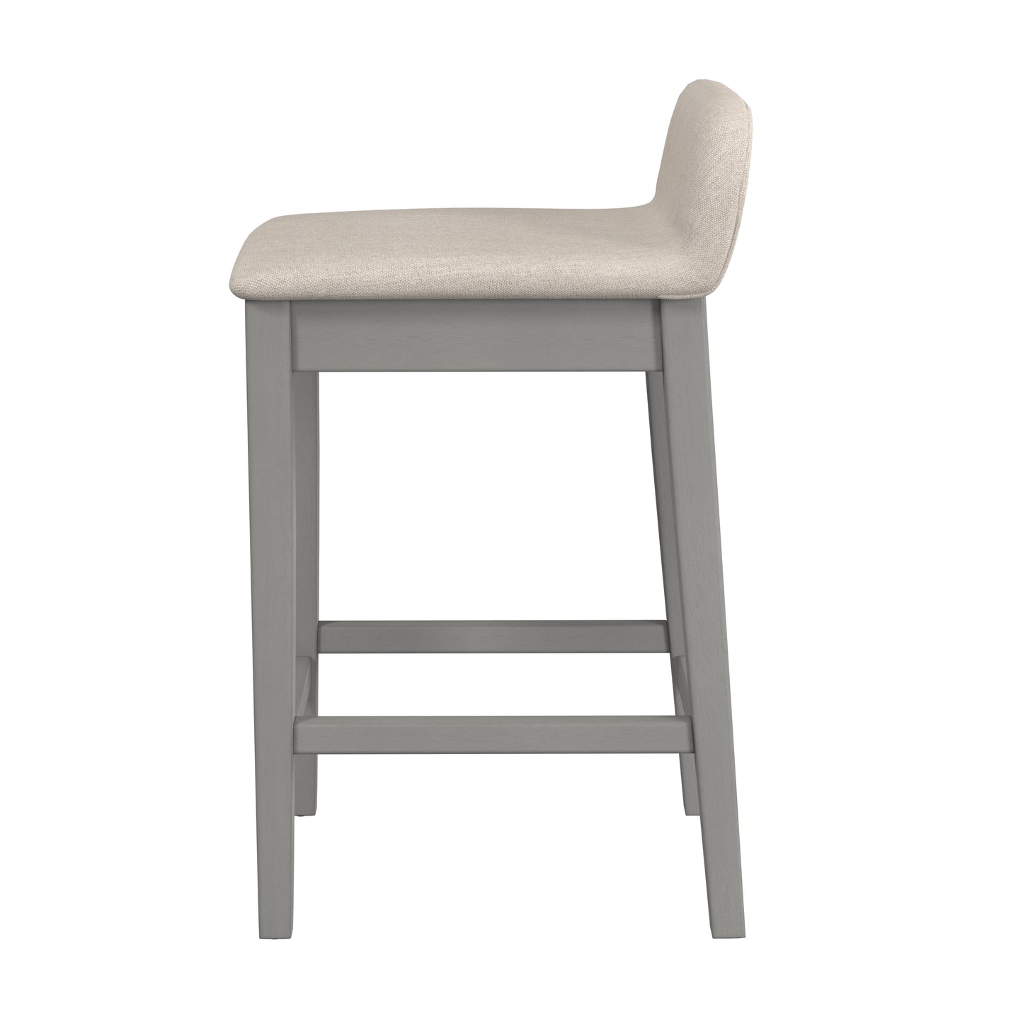 Hillsdale Furniture Maydena Wood Counter Height Stool, Distressed Gray