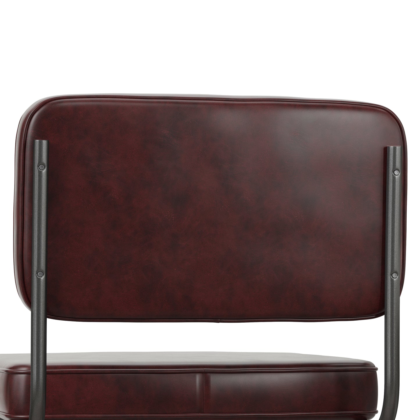 Hillsdale Furniture Breuer Metal Counter Height Stools, Set of 2, Burgundy