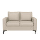 Hillsdale Furniture Alamay Upholstered Loveseat, Oatmeal