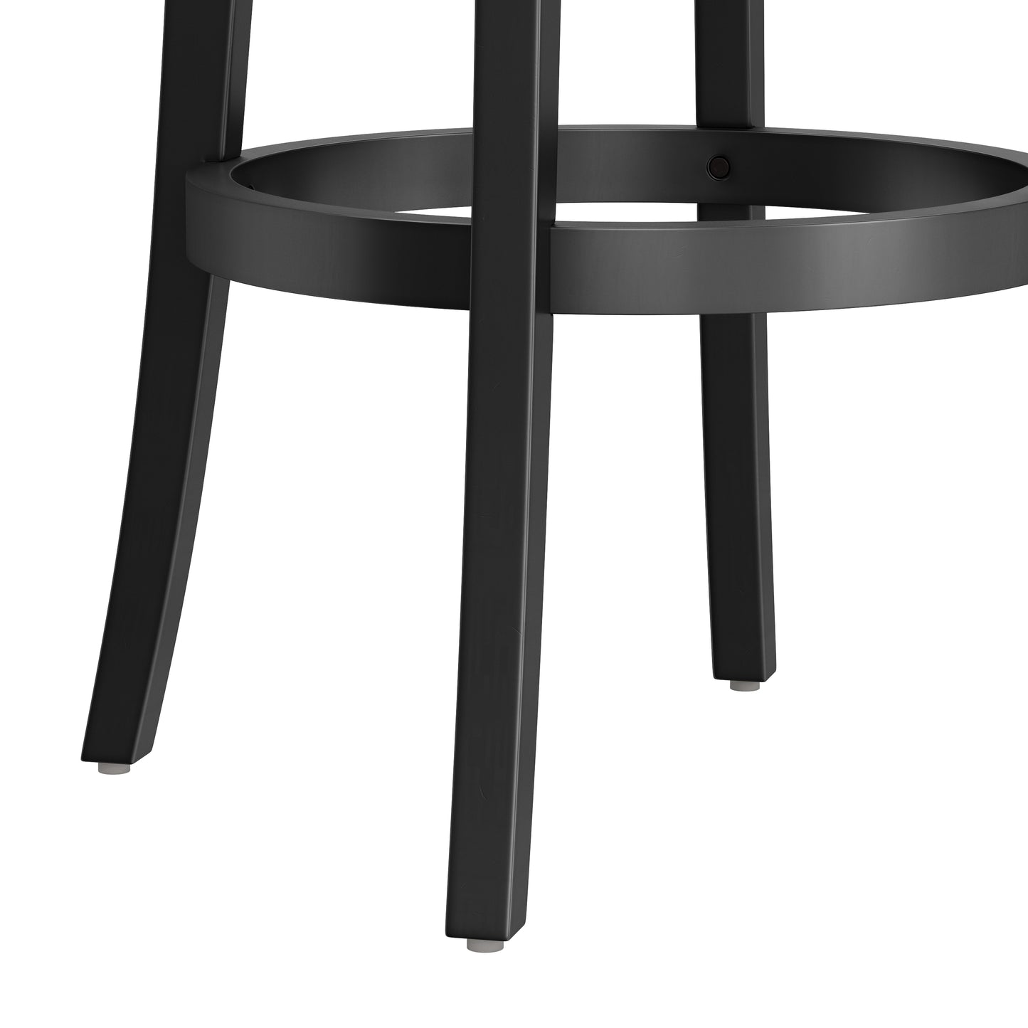 Hillsdale Furniture Sloan Wood Bar Height Swivel Stool, Black