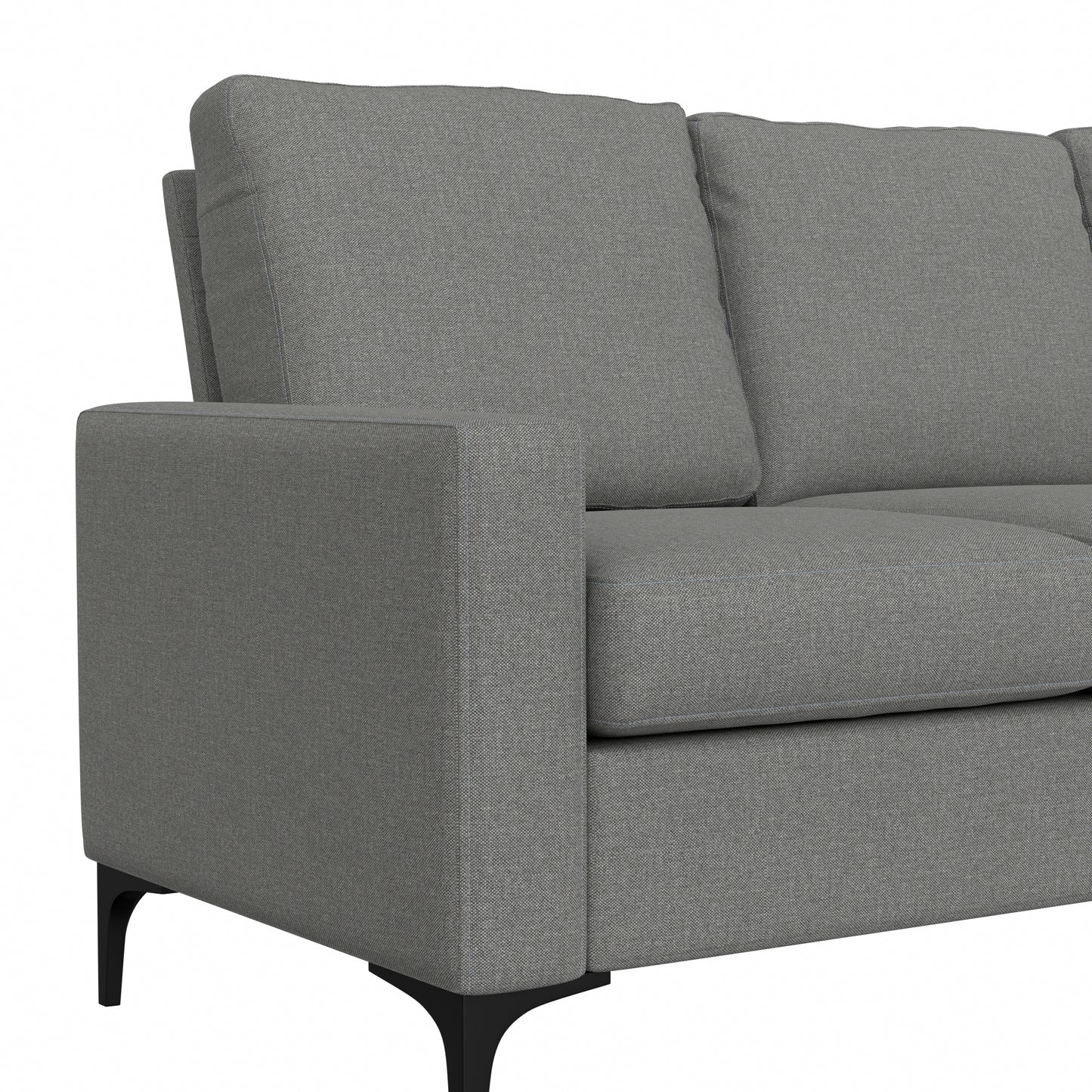 Hillsdale Furniture Matthew Upholstered Sofa, Smoke