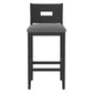 Hillsdale Furniture Allbritton Wood Bar Height Stool, Black