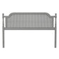 Hillsdale Furniture Melanie Wood and Cane King Bed, French Gray