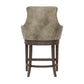 Hillsdale Furniture Creekside Return Swivel Counter Stool, Smoke Brown