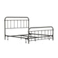 Hillsdale Furniture Kirkland Metal King Bed, Aged Pewter