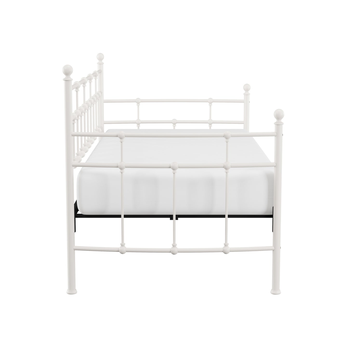 Hillsdale Furniture Providence Metal Twin Daybed, Soft White