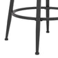 Hillsdale Furniture Dunlap Metal Counter Height Stool, Black