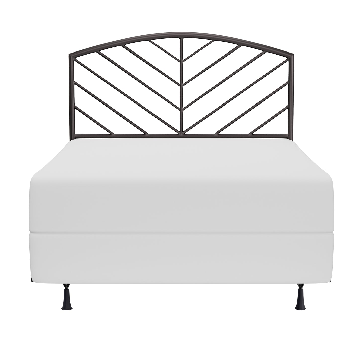 Hillsdale Furniture Essex Metal Full Headboard with Frame, Gray Bronze